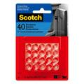 Scotch™ Round Self-Adhesive Bumpers, Clear